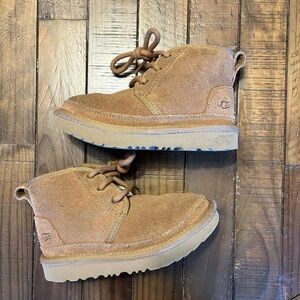 Ugg neumel II suede zip size chestnut boot toddler size 10